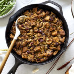 gluten free apple + pear stuffing