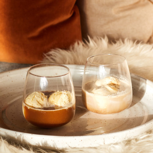 vanilla bean affogato